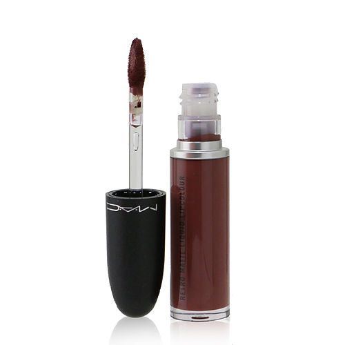 MAC - Retro Matte Liquid Lipcolour - # 123 Topped With Brandy (Deep Dirty Rose) (Matte)  --5ml/0.17oz