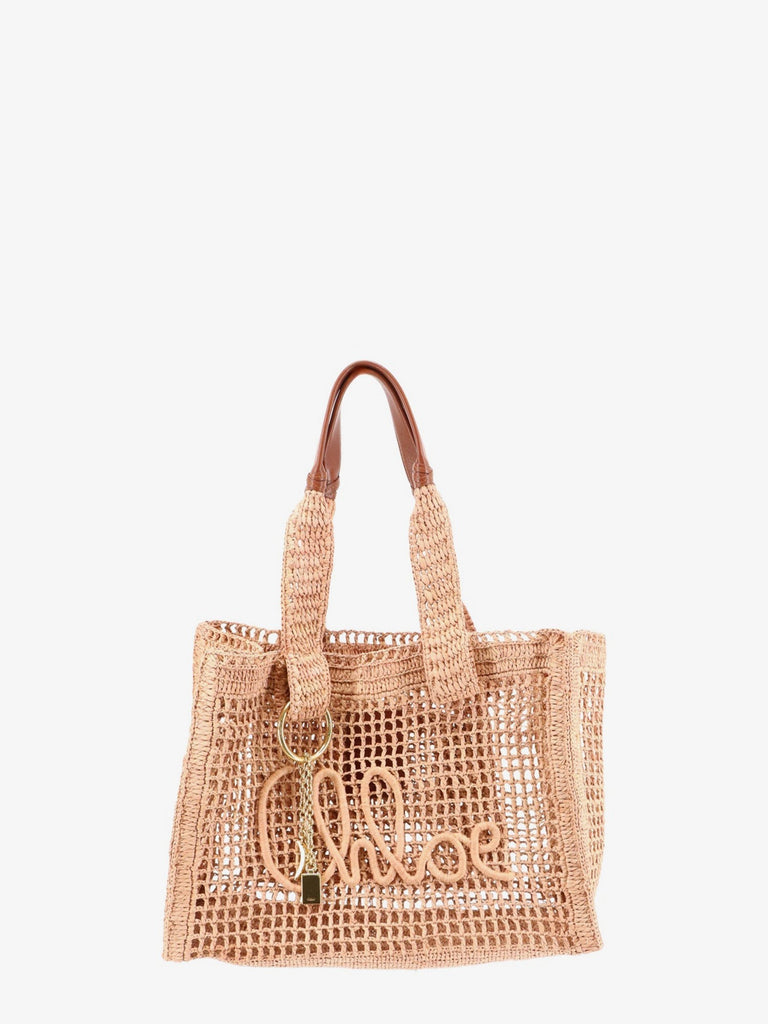 East-West Summer Banana Raffia Shoulder Bag