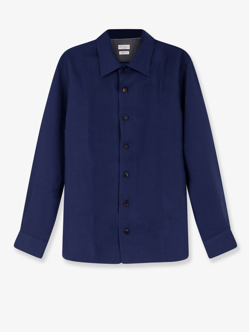 Easy fit linen shirt