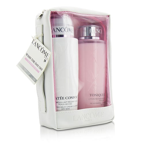 LANCOME - Confort Duo Set: Confort Galatee 400ml/13.4oz + Confort Tonique 400ml/13.4oz  --2pcs+1bag