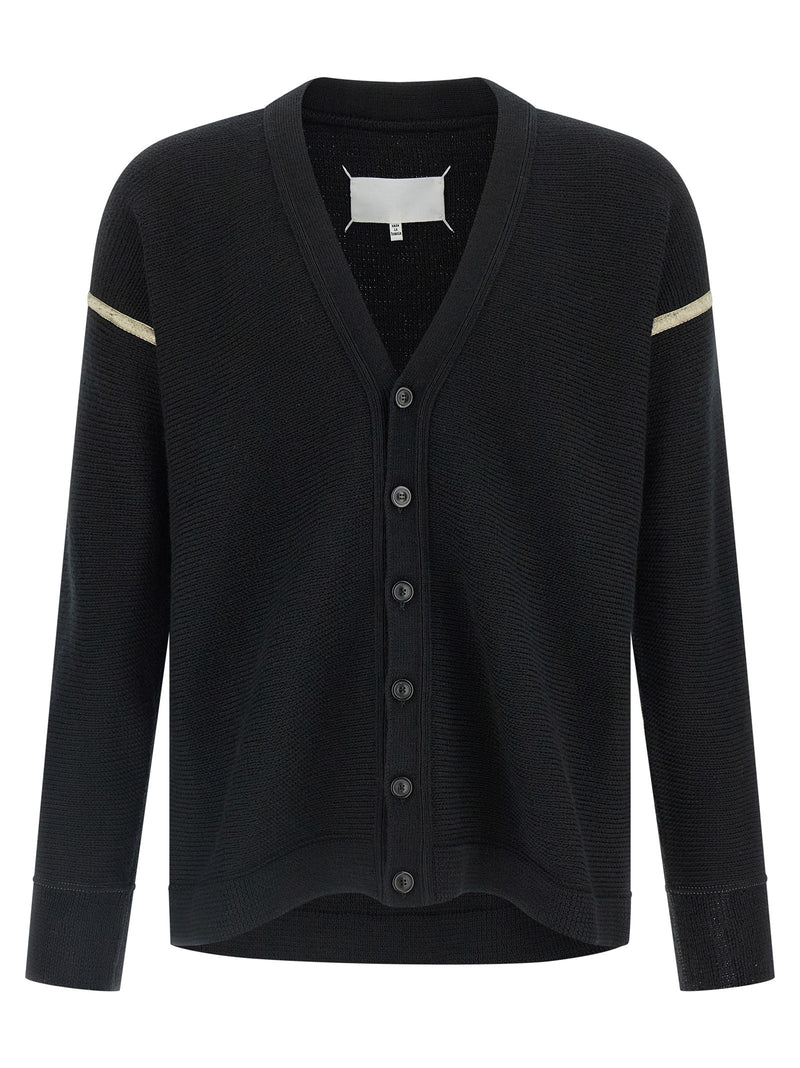 Elbow patch cardigan