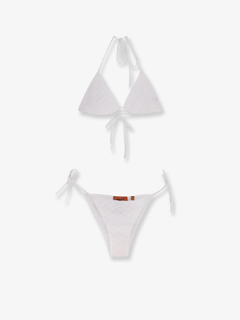 Embroidered and lined bikini