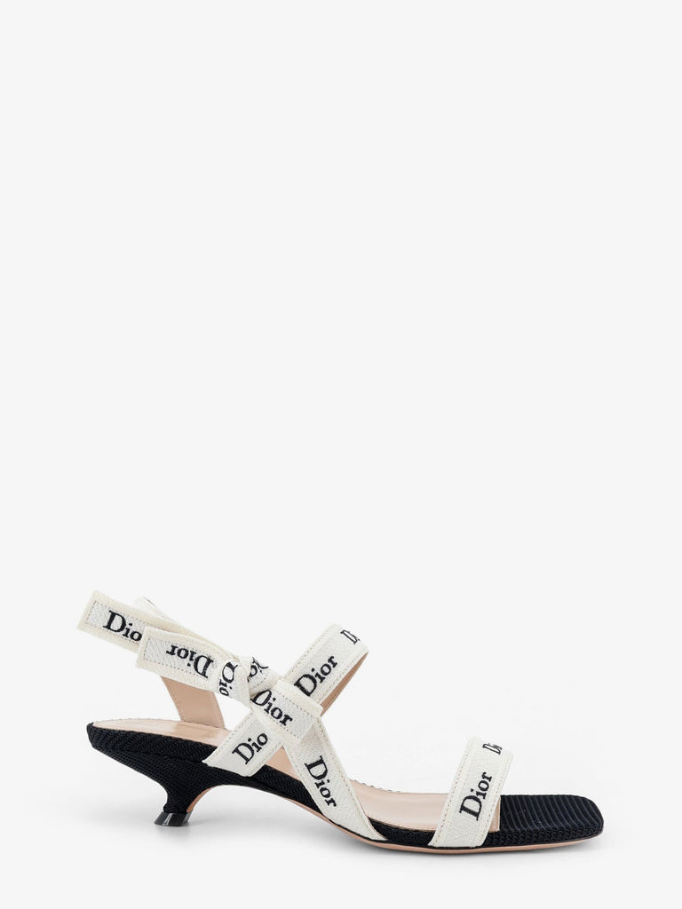 Embroidered canvas J'Adior sandals