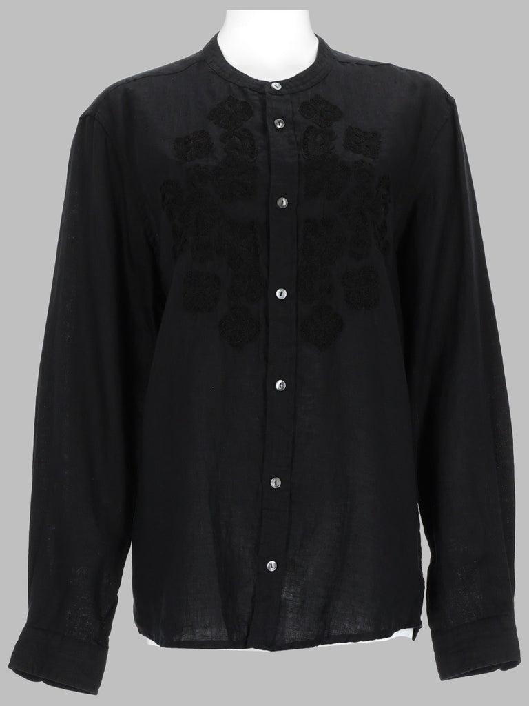 embroidered linen shirt
