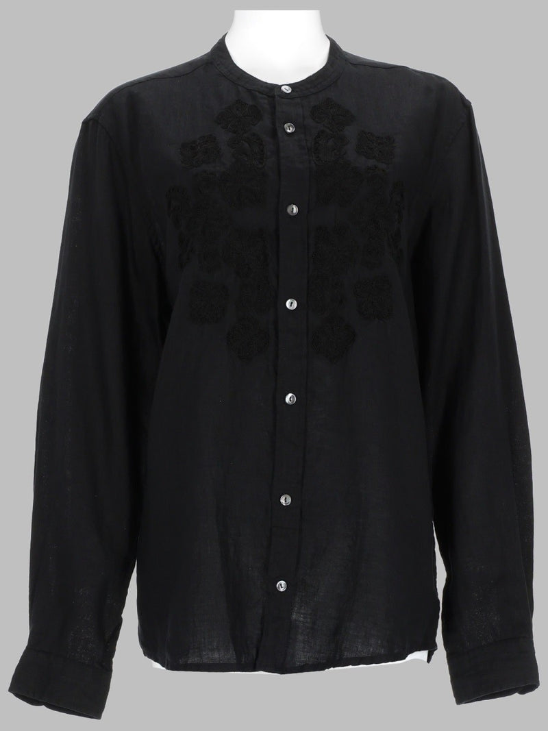 embroidered linen shirt