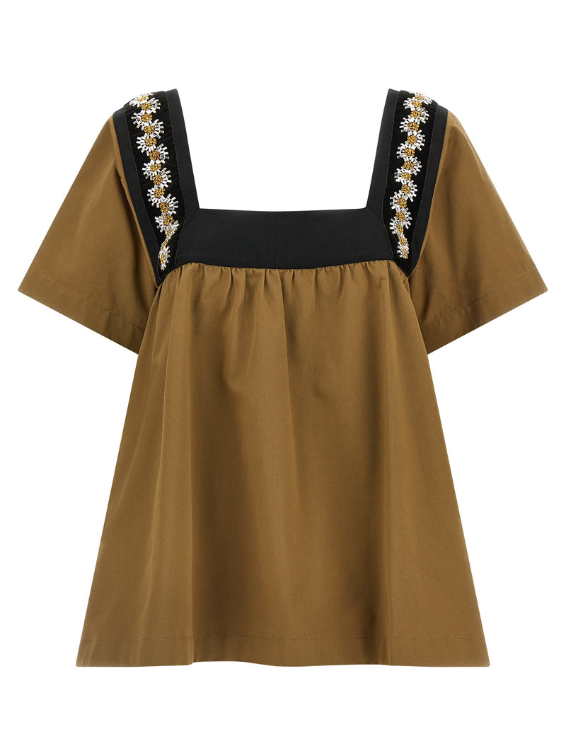 Embroidery top