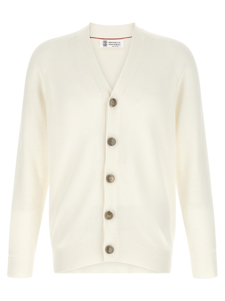 English ribbed cardigan