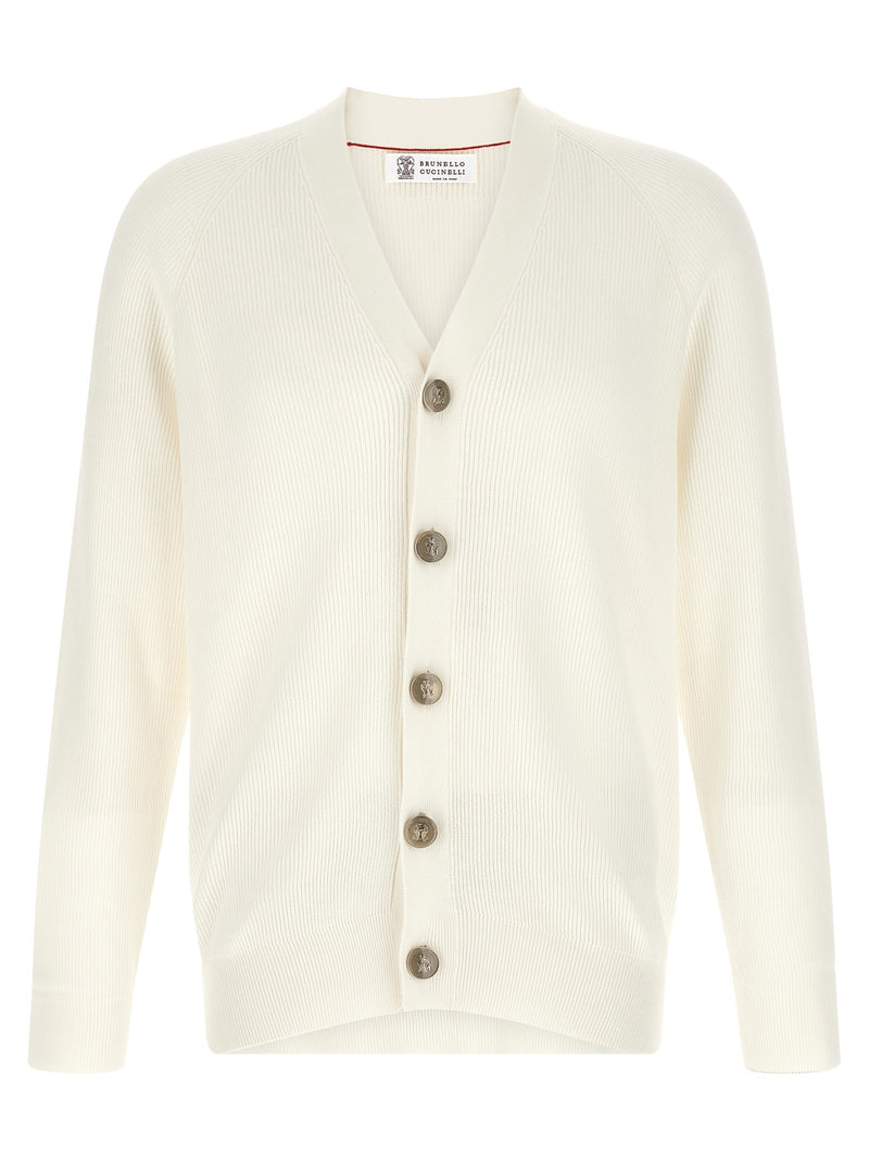 English ribbed cardigan