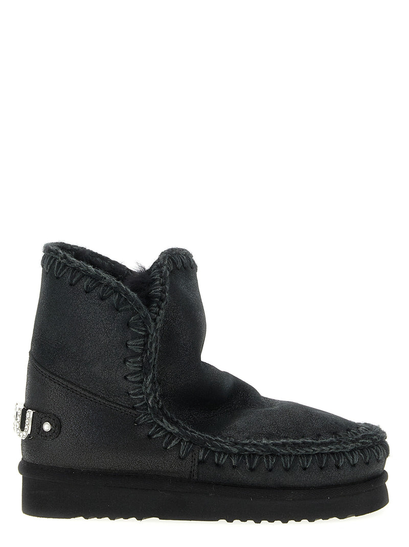 'Eskimo 18 Rhinestone Logo' ankle boots
