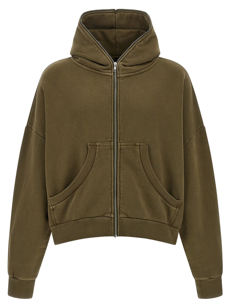 'Eternal Zip Washed' hoodie
