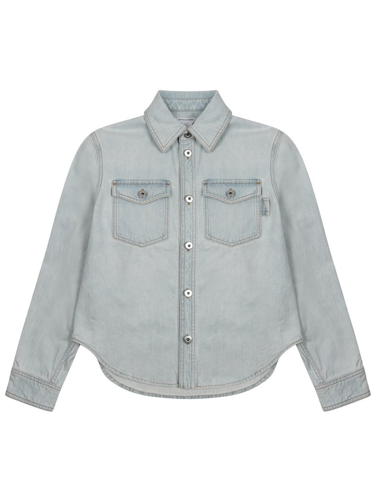 "EXTRA BLEACH" DENIM SHIRT