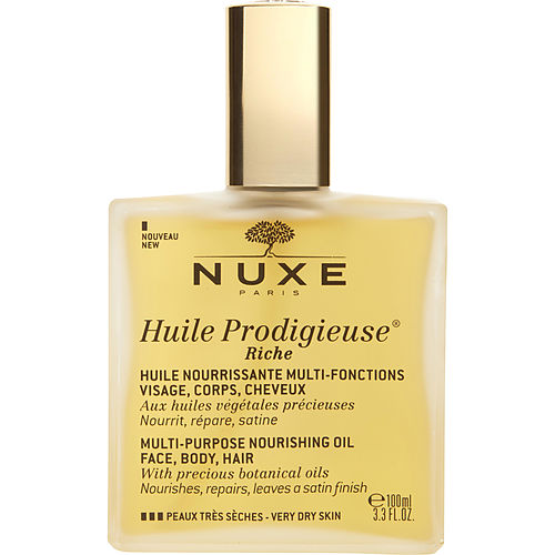 Nuxe - Huile Prodigieuse Riche Multi-Purpose Nourishing Oil - For Very Dry Skin  --100ml/3.3oz