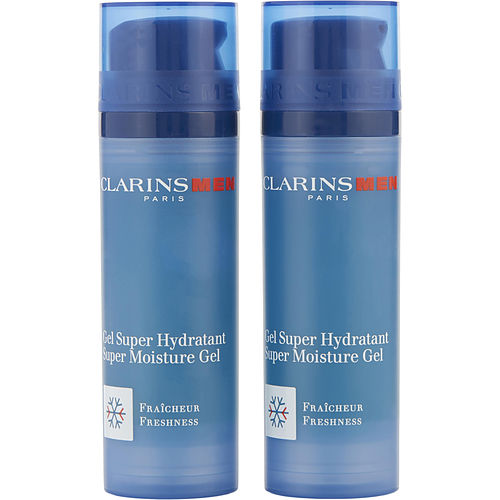 Clarins - Men Super Moisture Gel Duo --50ml/1.7oz