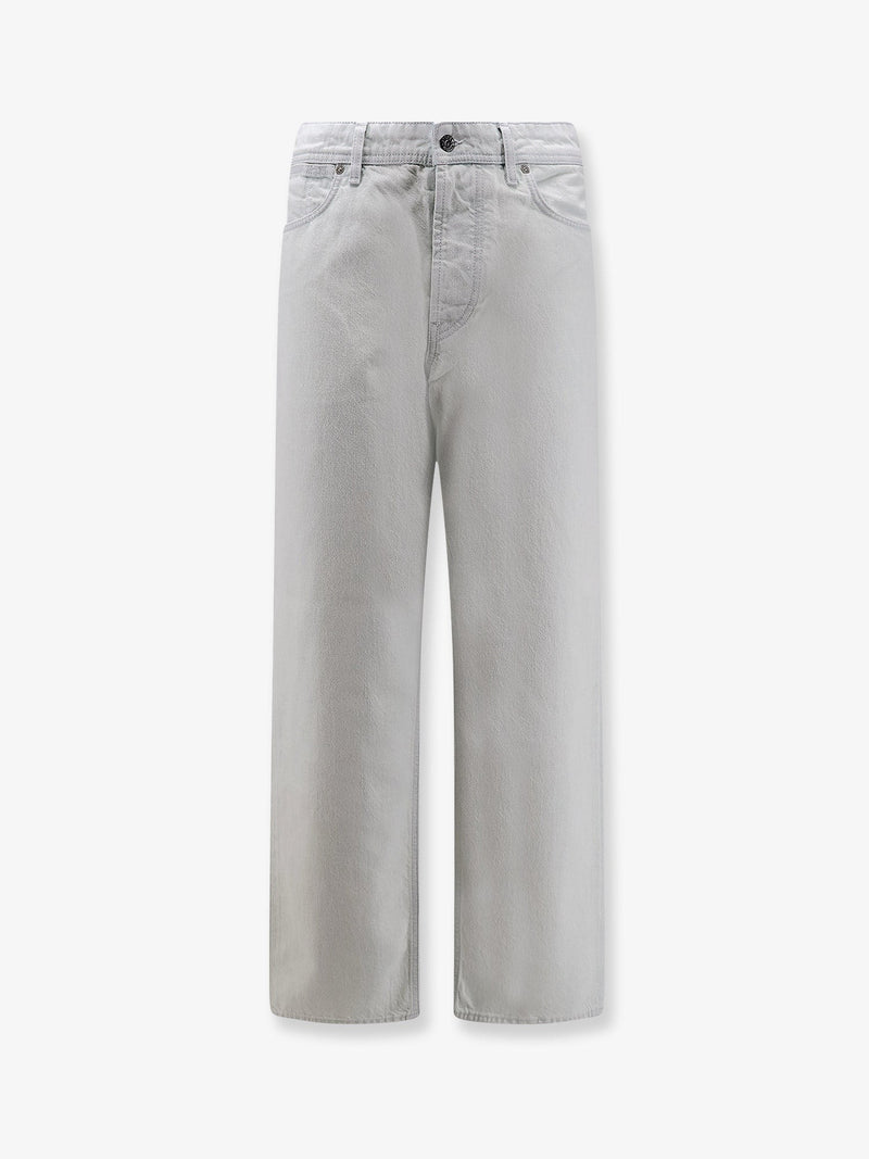 Faded effect jeans