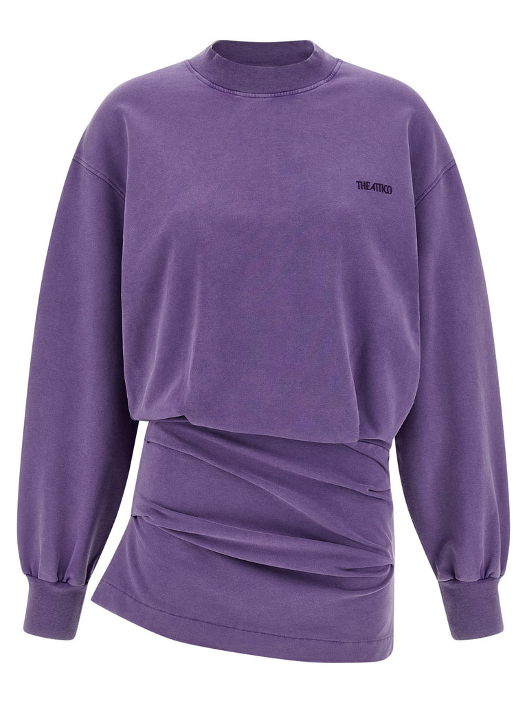 Faded sweatshirt dress
