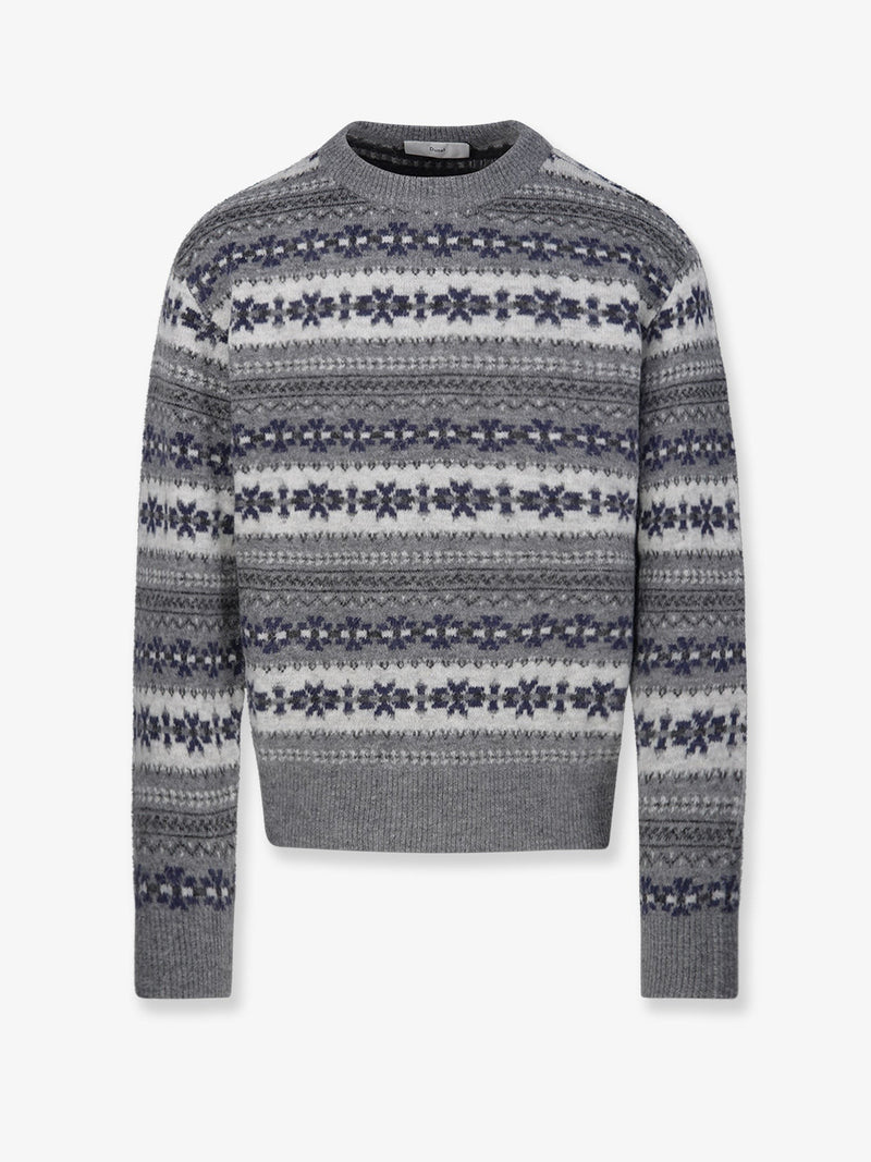 Fairisle wool blend sweater