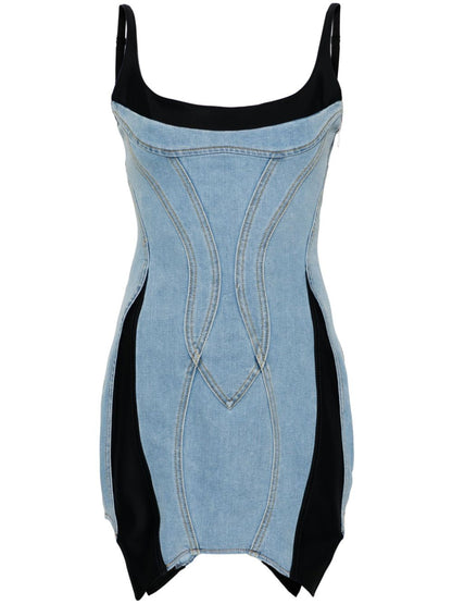 Mugler Pre Dresses Blue