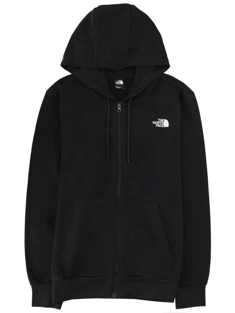 FELPA CON LOGO E ZIP