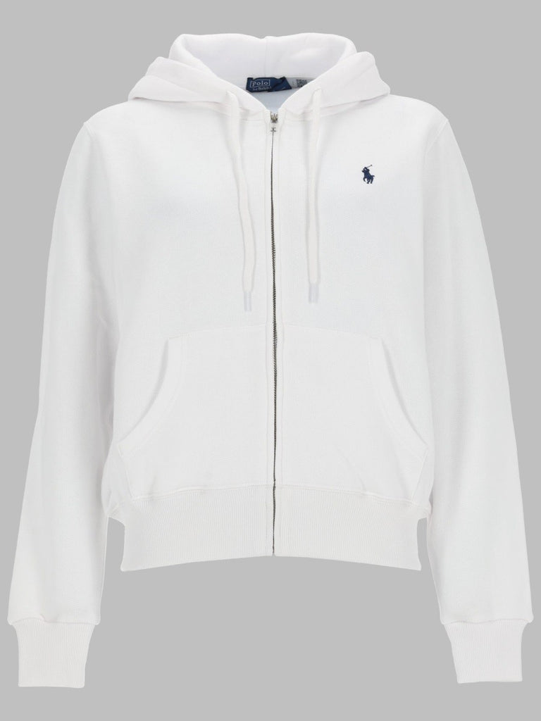 FELPA CON ZIP E LOGO
