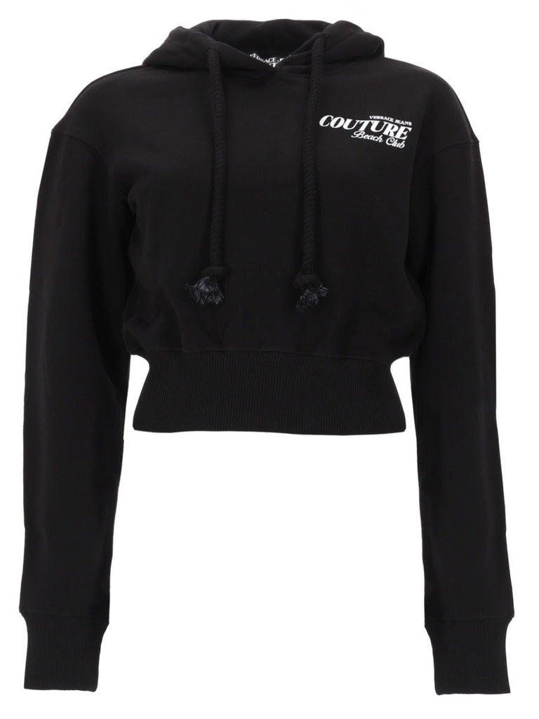 FELPA CROP CON LOGO