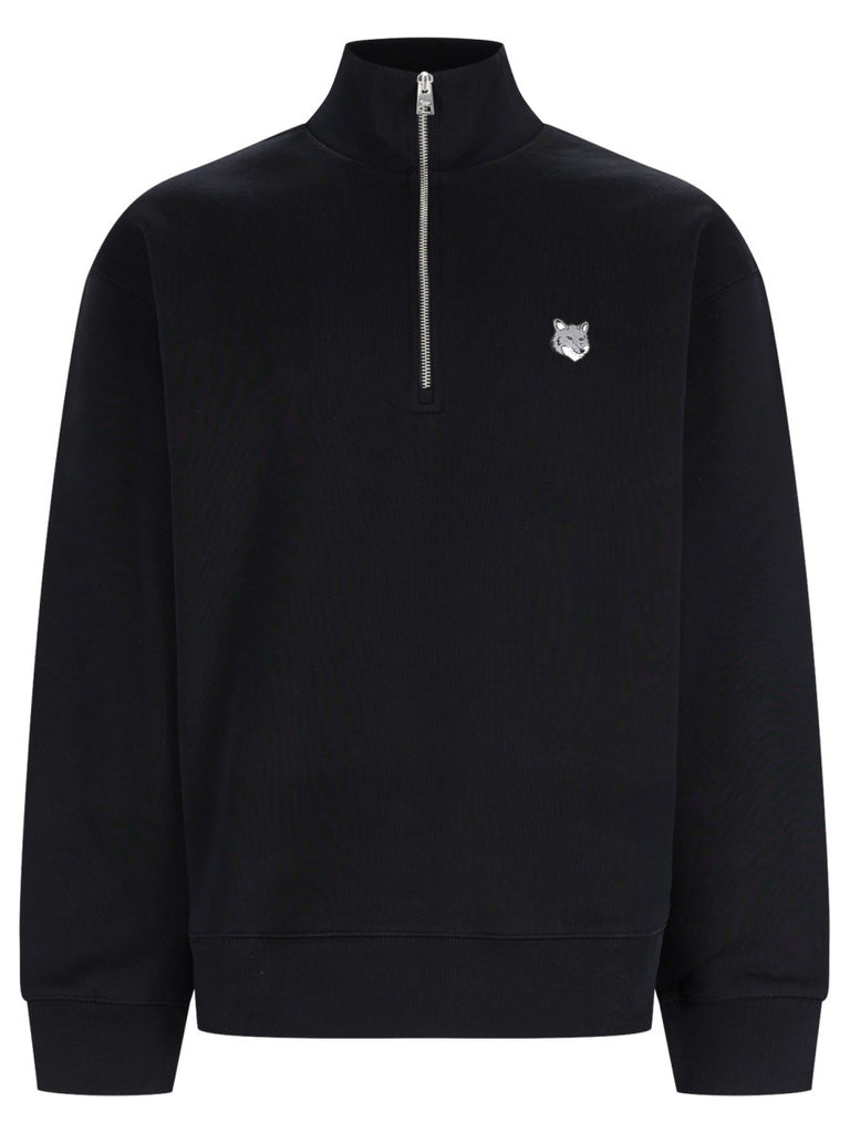 FELPA "FOX HEAD" CON ZIP