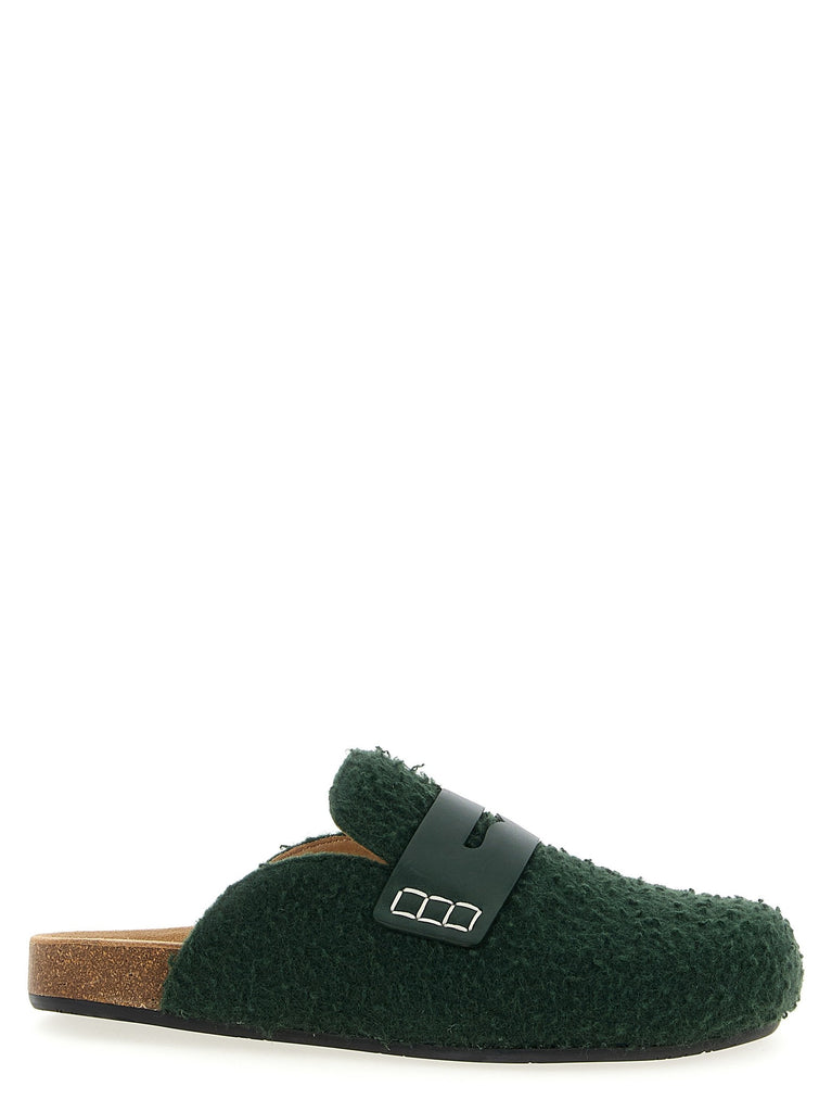 'Felt Loafer' mules