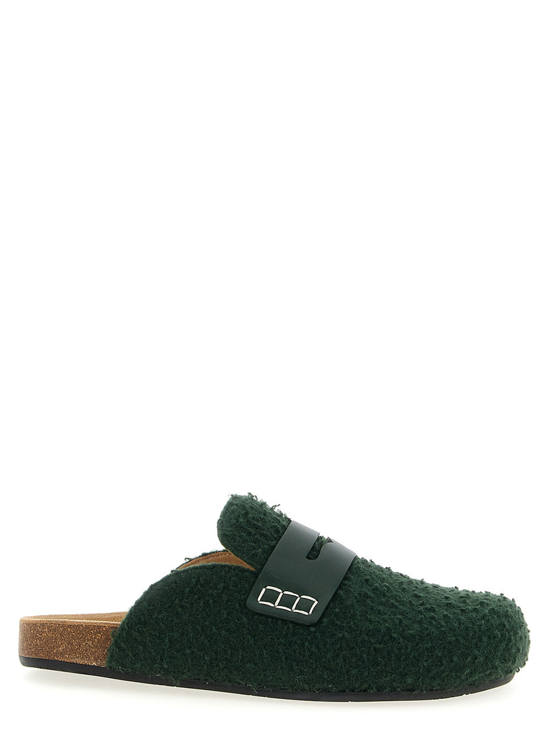 'Felt Loafer' mules