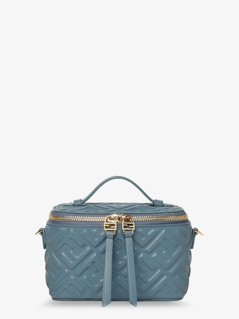 Fendi Vanity leather crossbody bag with FF motif