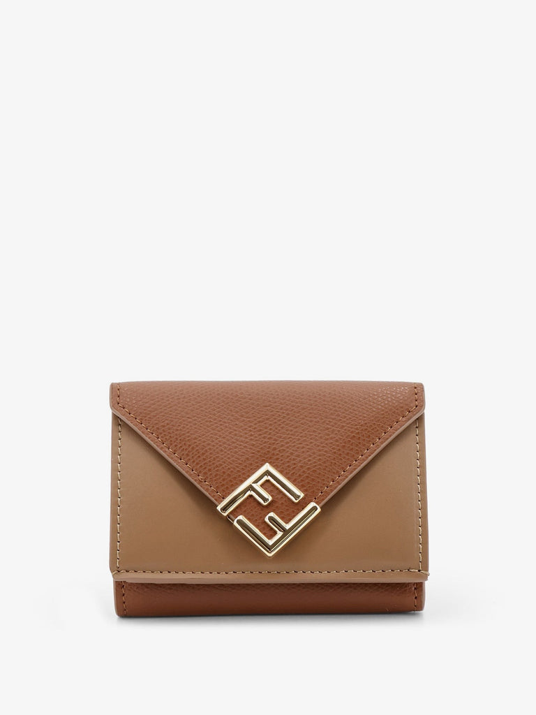 FF Diamonds Micro Trifold Leather Wallet