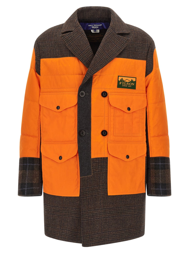 Filson x Junya Watanabe patchwork coat