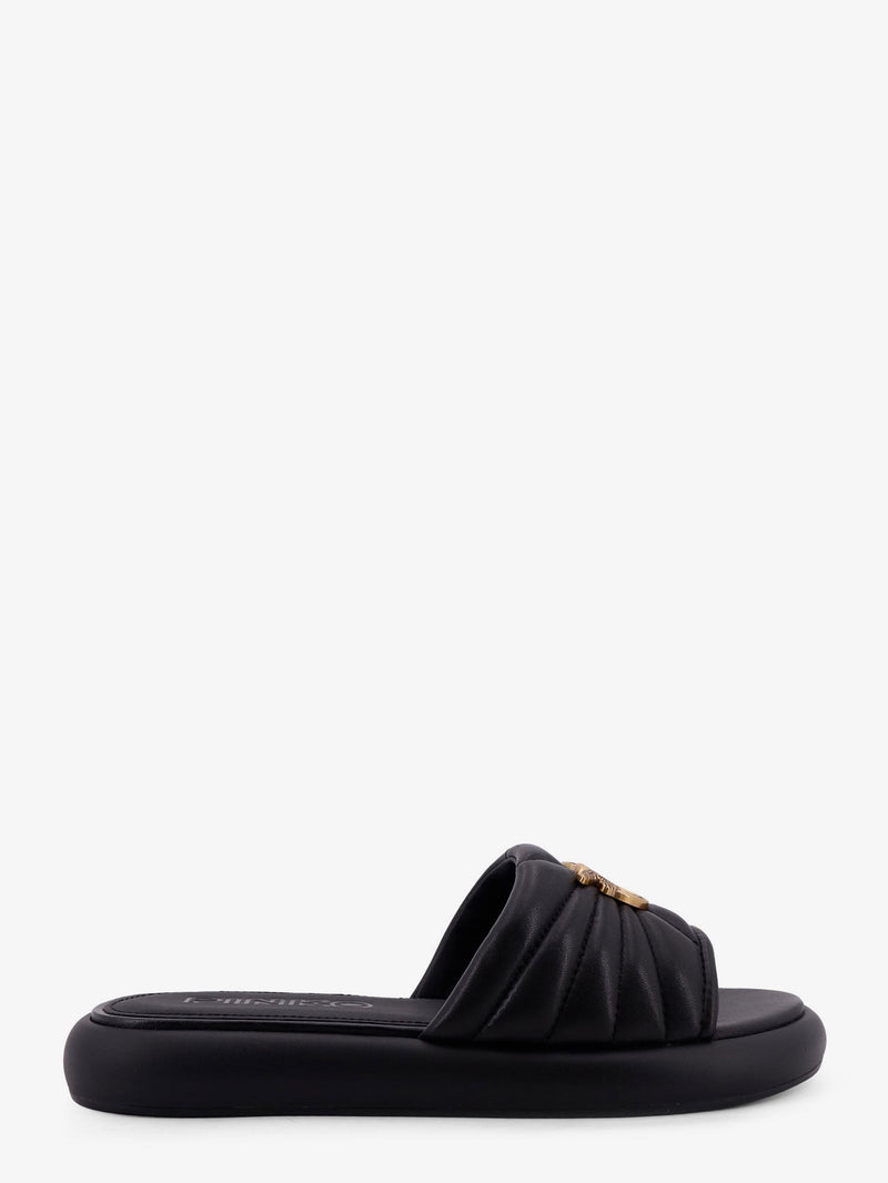 Fiona low leather sandals