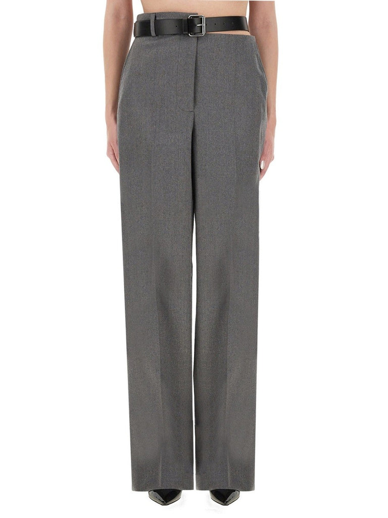FLANNEL PANTS WITH BELT