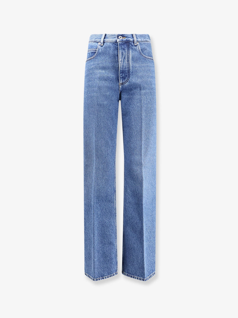 Flared cotton jeans