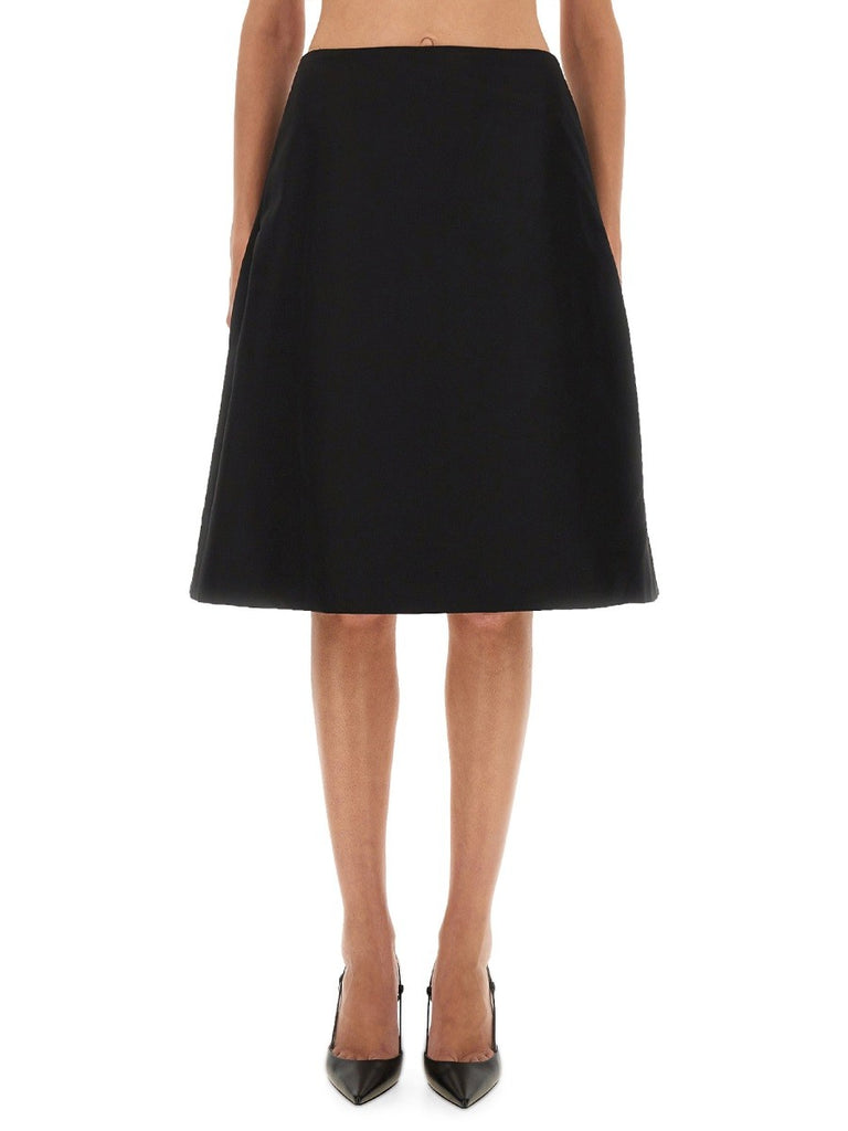 FLARED MIDI SKIRT