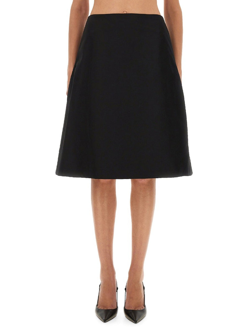 FLARED MIDI SKIRT