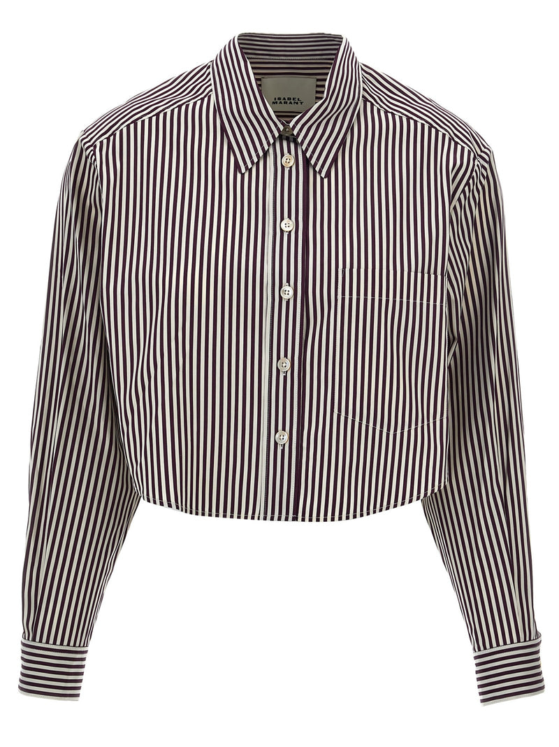'Fleora' cropped shirt