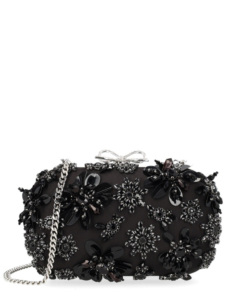 "FLORAL CRYSTAL" CLUTCH BAG
