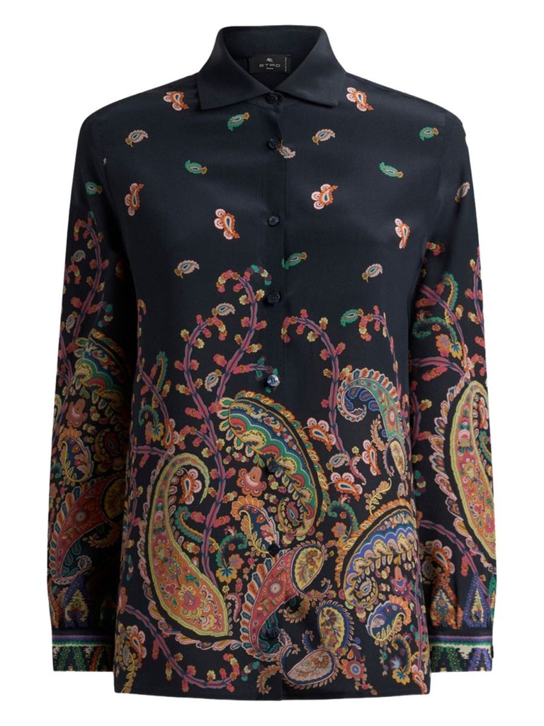 FLORAL PAISLEY PRINT SHIRT