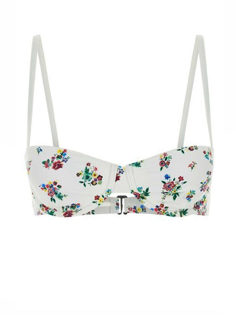 FLORAL PRINT BIKINI TOP