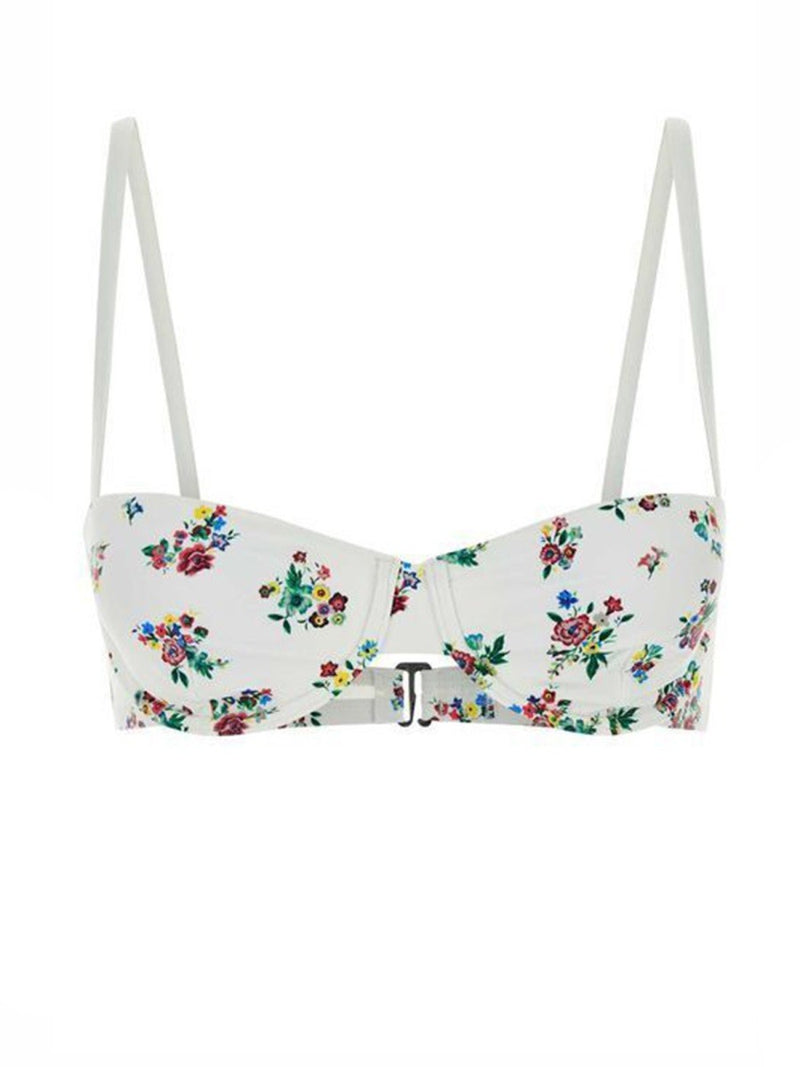 FLORAL PRINT BIKINI TOP