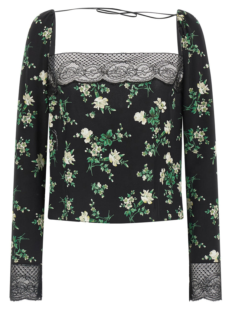 Flower print top