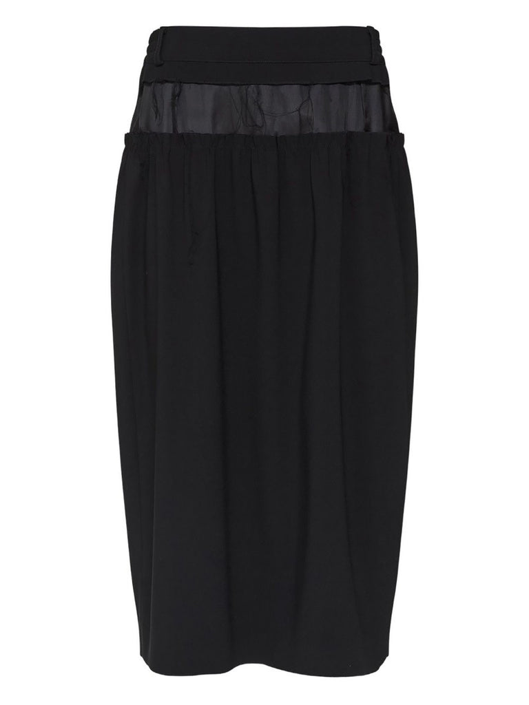 "FOUR STITCHES" MIDI SKIRT