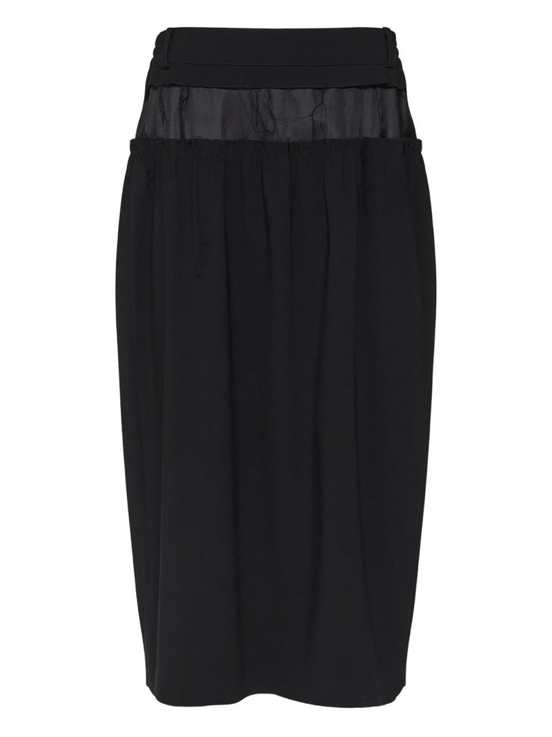 "FOUR STITCHES" MIDI SKIRT