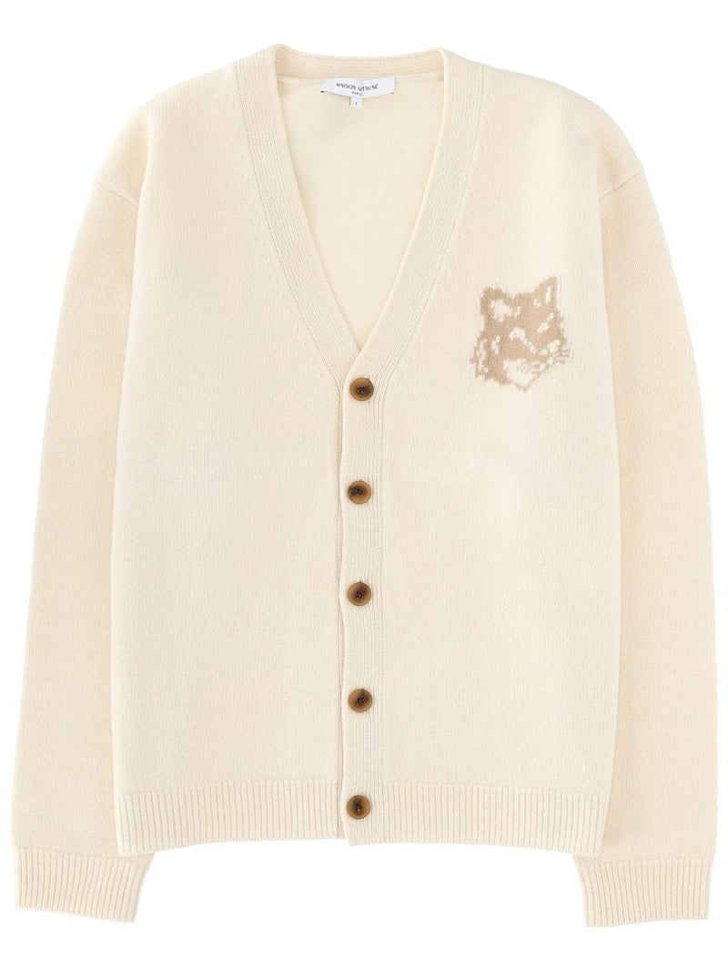 "FOX HEAD" CARDIGAN