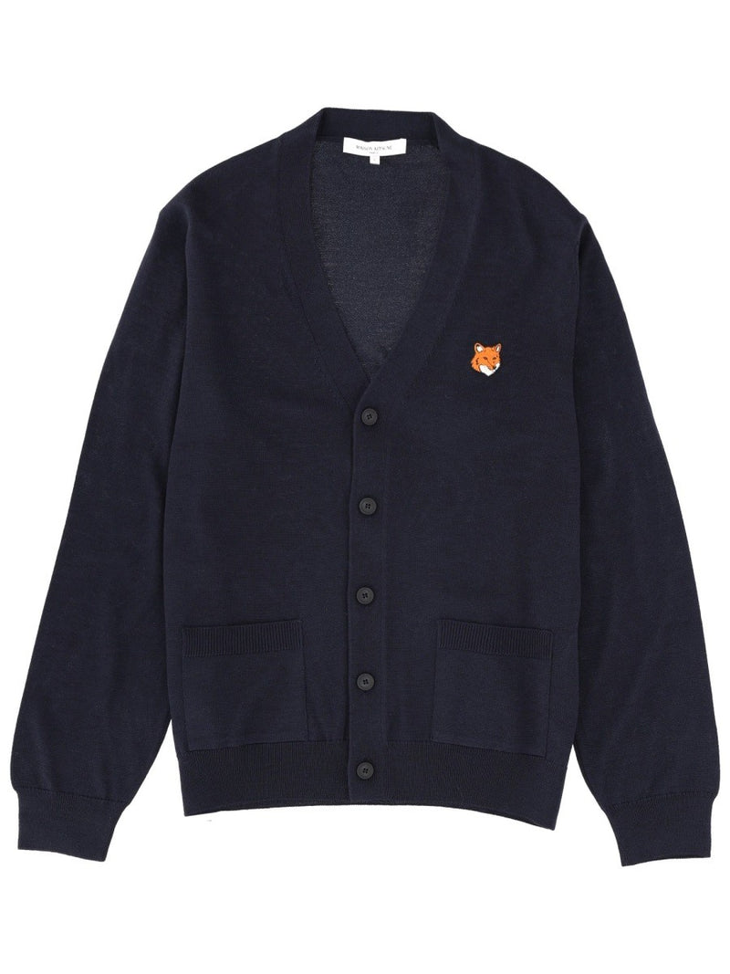 "FOX HEAD" CARDIGAN