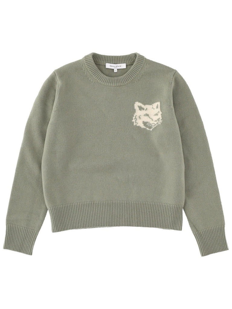 "FOX HEAD" SWEATER