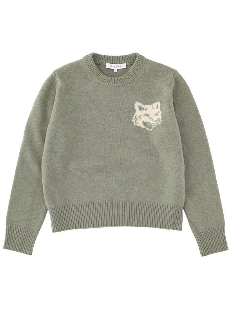 "FOX HEAD" SWEATER