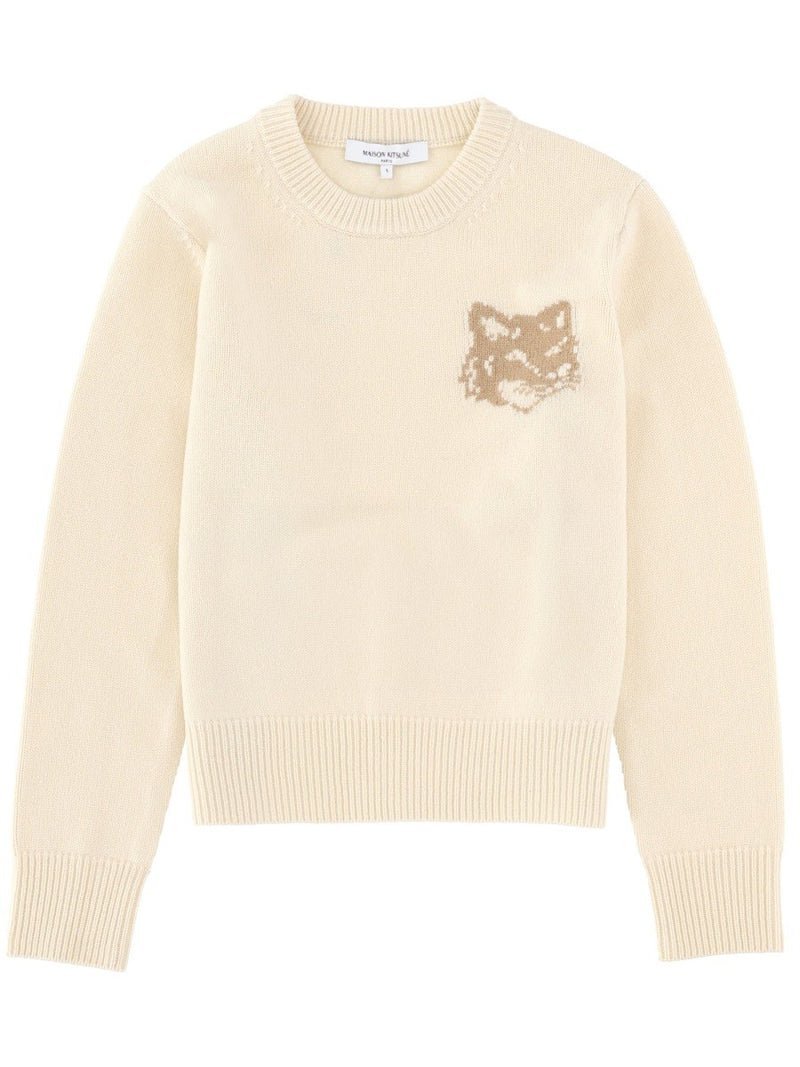 "FOX HEAD" SWEATER