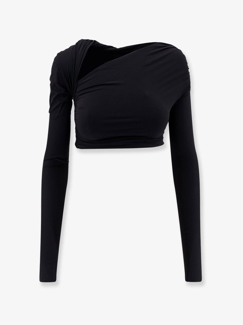 Gabi stretch fabric top