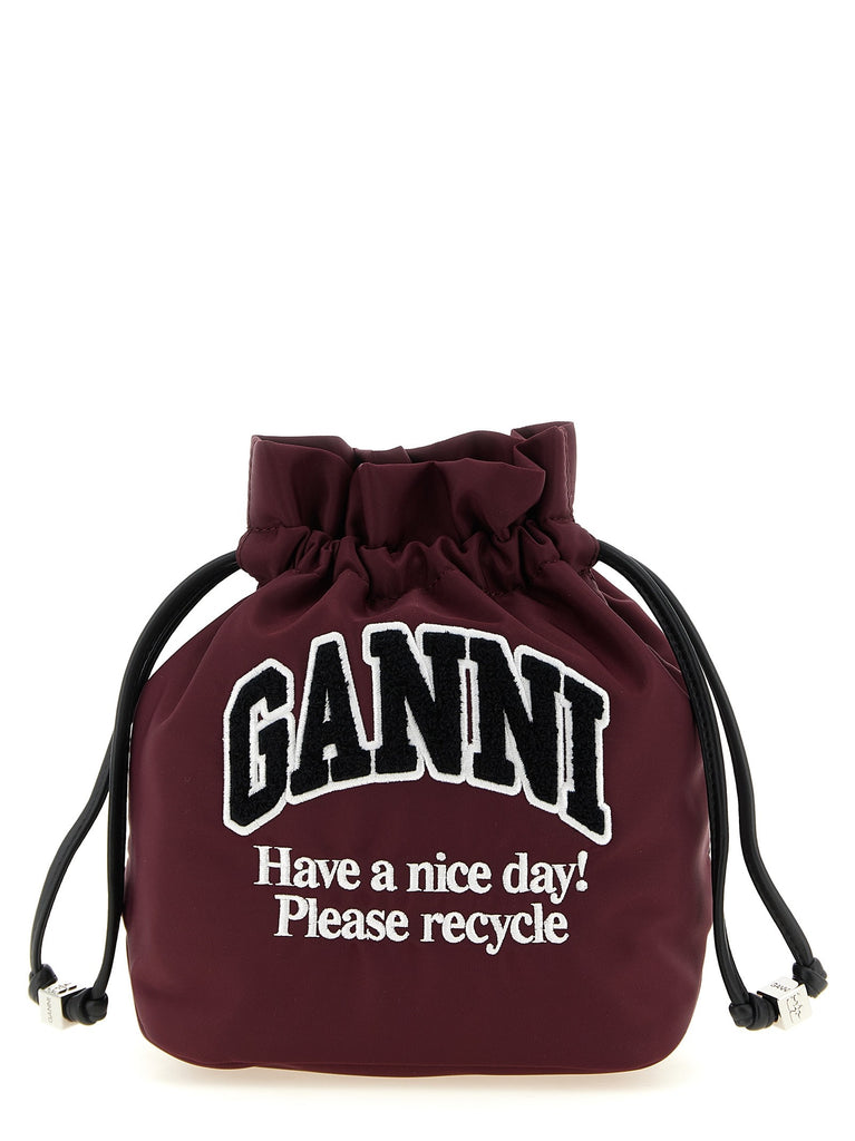 'Ganni Logo' pouch
